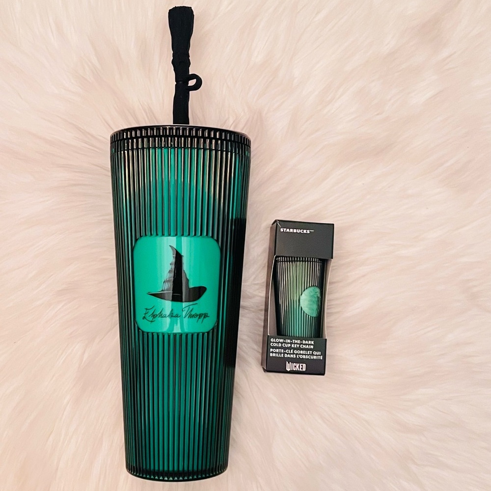 Starbucks Wicked Elphaba Cup and Keychain